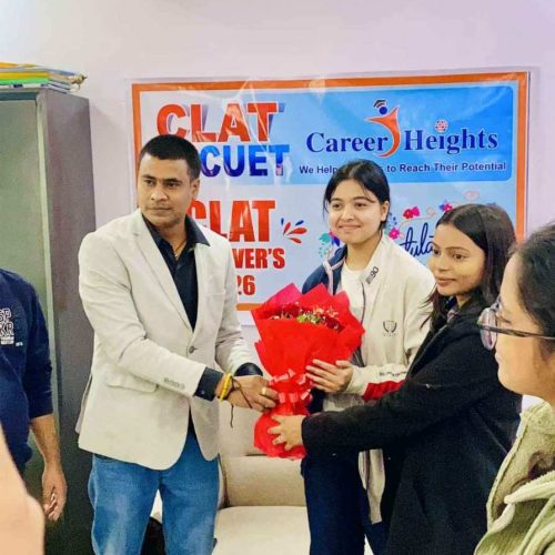 CLAT CUET 2026 achievers from Career Heights Gaya coaching institute, Bihar