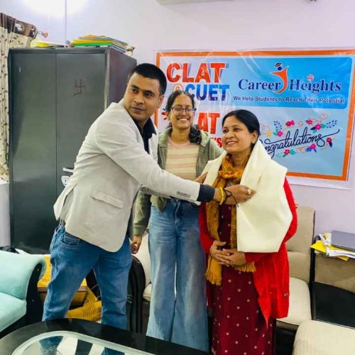 CLAT CUET 2026 achievers from Career Heights Gaya coaching institute, Bihar