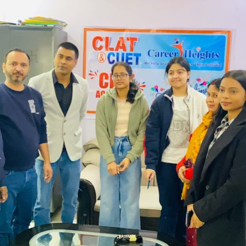 CLAT CUET 2026 achievers from Career Heights Gaya coaching institute, Bihar